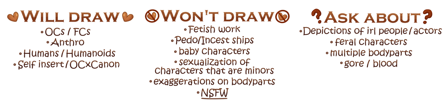 Wills & Won'ts Wills & Won'ts